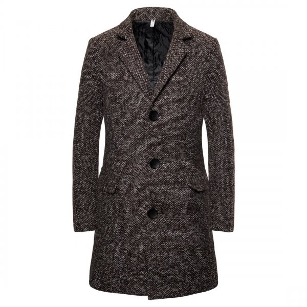 Woolen Coat Men's Woolen Trench Coat